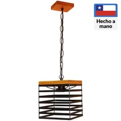 CAROLD STEVENS - Lámpara colgante atlanta metal 1 luz E27