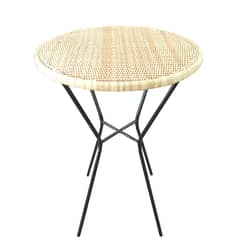 DECO MIMBRE - Mesa bar nido blanca
