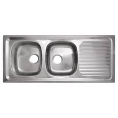 TEKA - Lavaplatos Empotrado 2 Cubeta(s) 123.5x13.8x51 cm Acero inoxidable