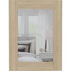TUHOME - Espejo Baño Forma Rectangular 60.1x80 cm Beige Perla