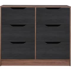 CIC - Cómoda 6 Cajón(es) ESPRESSO 100x85x45 cm Espresso