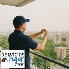 SERVICIOS HOGAR - Malla de Seguridad 0,8 mm con instalación incluida