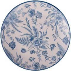 HALLEN - Plato entrada 19 cm redondo azul