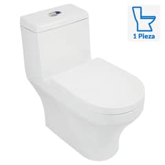CORONA - Sanitario One piece a Piso 30,5 cm 4 Litros 121511001 Blanco