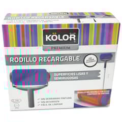 KOLOR - Rodillo recargable más accesorios