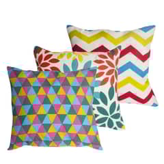ZEE DREAMS - Pack 2 cojines 40x40 cm diseño colores surtidos
