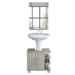 TUHOME - Combo mueble de lavamanos + espejo