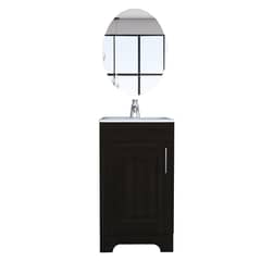 TUHOME - Combo Mueble de Lavamanos/Espejo Wengue