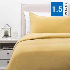 CANNON - Funda duvet denim mostaza 1,5 plazas