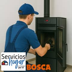 SERVICIOS HOGAR - Servicio de Mantención de calefactor a pellet BOSCA en casa de 1 piso