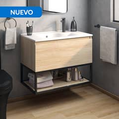 SENSI DACQUA - Mueble Baño Rover Hierro 80x46x62 cm