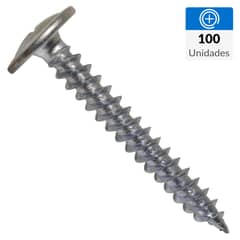 MAMUT - Tornillo Autoperforante Cabeza Lenteja Madera 1 " 8 mm 100 Unidades
