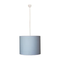 CAROLD STEVENS - Lámpara colgante Infantil celeste tela 1 luz E27