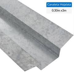 COYAHUE - 0.30x3 m Canal Limaholla Hojalata