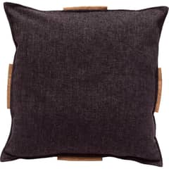 ATMOSPHERA HOME - Cojín Bruno chocolate cuero 60x60 cm