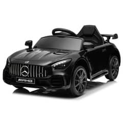 KIDSCOOL - Auto GT negro bateria 12V licencia Mercedes Benz