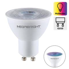 MEGABRIGHT - Ampolleta Inteligente Wifi Gu10 5W Multicolor