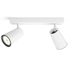 PHILIPS - Barra paisley 2 luces GU10 blanco