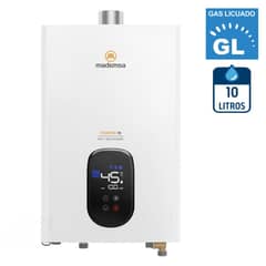 MADEMSA - Calefont Gas Licuado 10 Litros Tiro Forzado