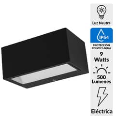 BYP - Apliqué Exterior Led Lutec 9 W 500 lm Luz Neutro