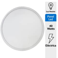 BYP - Panel Led empotrado circular 40 W 4000K diámetro 600mm