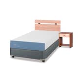 CIC - Box spring Excellence 1 plaza + Muebles