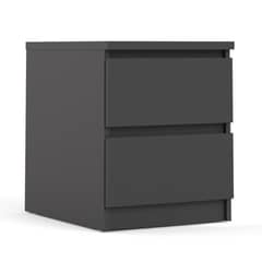 TVILUM - Cajonera 2 Cajón(es) 76230GM 40.4x49.5x50 cm Negro