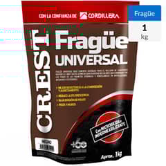 CREST - Frague piso/muro negro 1 kg