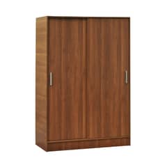 MOBIKIT - Clóset Corredera 2 Puerta(s) 5 Repisa(s) 120xx55 cm Nogal
