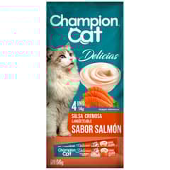 CHAMPION CAT - Snack delicias salmón 56 gr