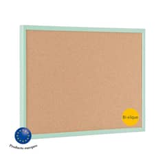 BI SILQUE - Pizarra Corcho 60x40 Mdf Pastel Verde Bi-silque