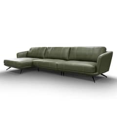 DECOCASA - Sofá 2 cuerpos 3064+Chaise 298x92x97 cm Green