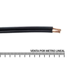 ROIMEX - Cable SPT (paralelo) 2X18 AWG negro metro lineal