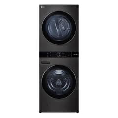 LG - Lavadora Secadora 22/16 kg Negro WK22BS6