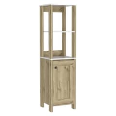 TUHOME - Gabinete Melamina 2 Nivel(es) 40x150.7x40 cm Blanco