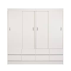 CIC - Clóset Maule 4 Puerta(s) 4 Repisa(s) 180x180x51 cm Blanco