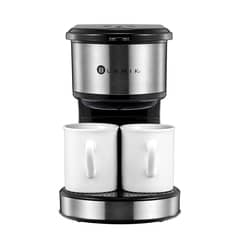 BLANIK - Cafetera Eléctrica Maker Duo 240 ml 450 W Negro