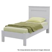 BE DESIGN - Cama 1 plazas Munique blanco