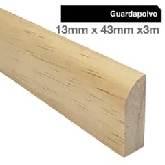 MULTIMARCA - Guardapolvo Pino Finger Natural 13 mm 4.3x300 cm