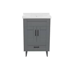 DOMSA - Kit mueble vanitorio Deluxe 50SK 856-50 gris 50 cm