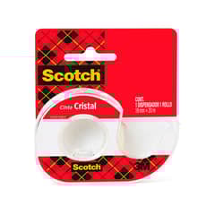 SCOTCH - Cinta Cristal 19 mm x 20 m con Dispensador