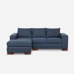 CIC - Sofá Seccional 5 cuerpos Praga 220x80x88 cm Azul petroleo