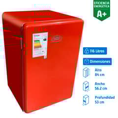 MAIGAS - Minibar Minibar 116 Litros Rojo HS-148RR
