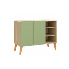 BE DESIGN - Buffet verde/nature 1003 Leaves
