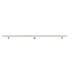 ARTEFERRO - Kit pasamano madera diámetro 45mm 3 metros