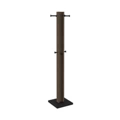 TECNOMOBILI - Colgador para Closet MDP Nogal/Negro