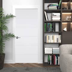 DIMFER - Puerta Interior MDF Modelo Milano color Blanco