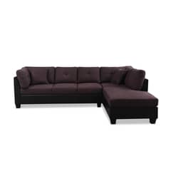 CIC - Sofá Seccional 5 cuerpos Cacao 279x87x85 cm Café