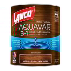 LANCO - Barniz 3 en 1 Satinado 1 l Cafe
