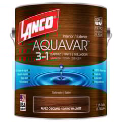 LANCO - Barniz 3 en 1 Satinado 1 galón(es) CASTAÑO
